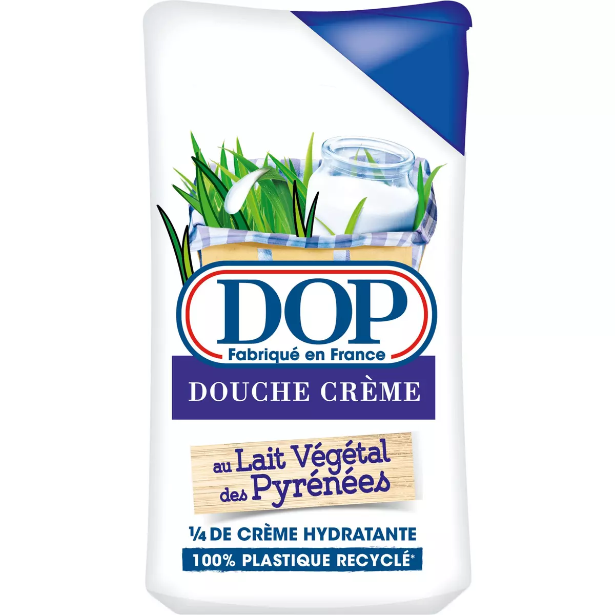 DOP Douceurs de nos régions crème de douche au lait végétal des Pyrénées 250ml