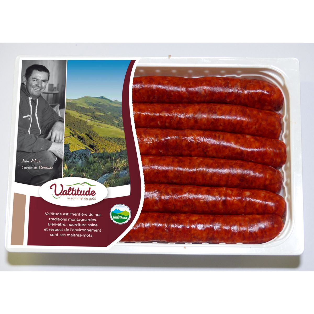 VALTITUDE Merguez 6 pièces Env 360g