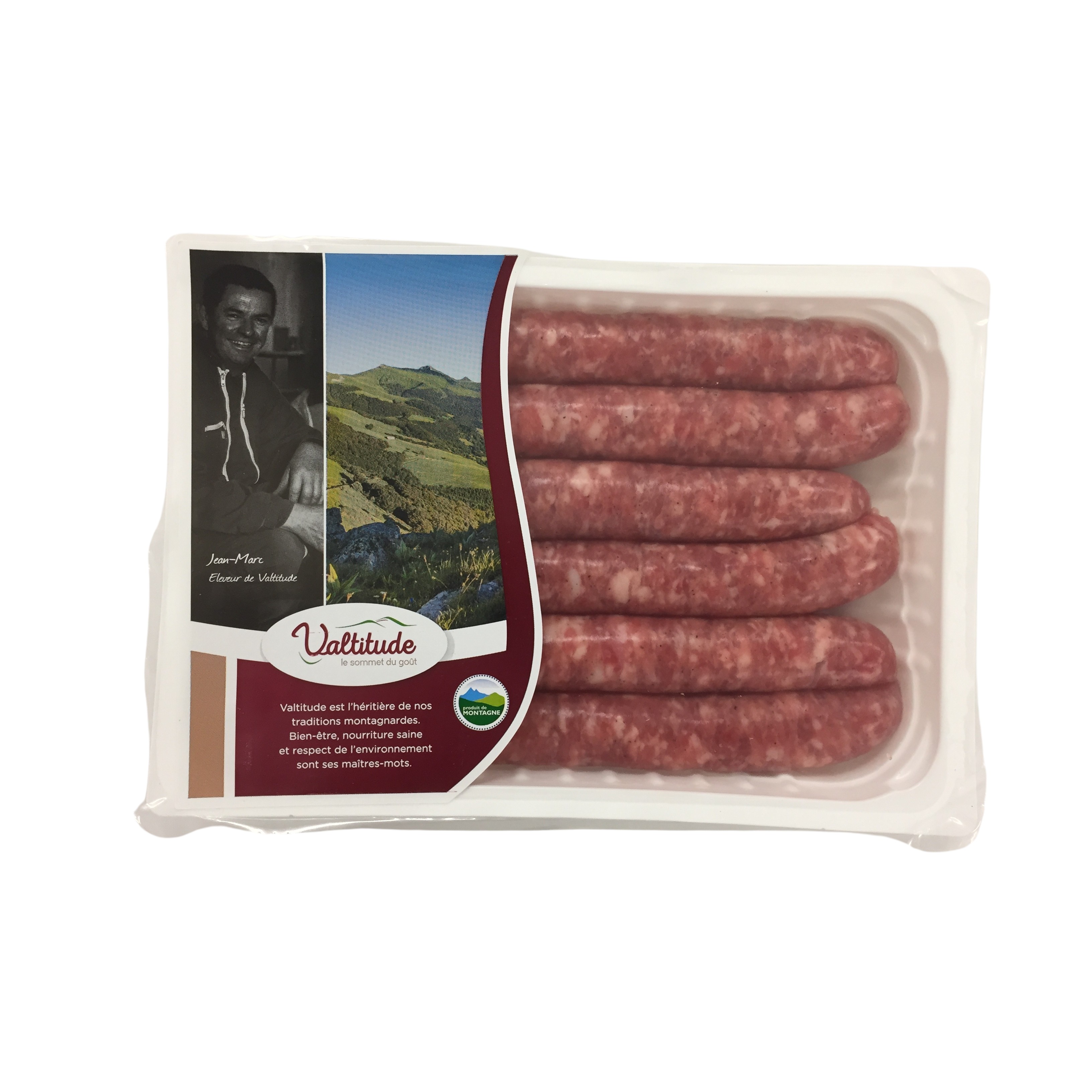 Voir la diapositive 2 : VALTITUDE Chipolatas 12 pièces 720g