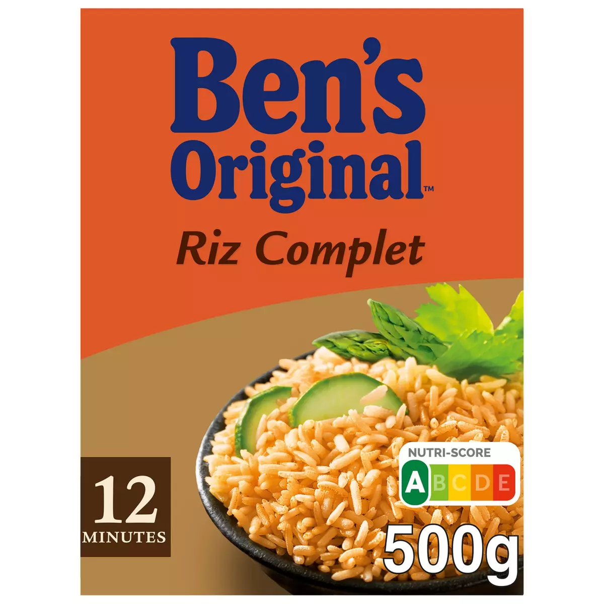 Riz complet uncle ben's sachet cuisson 10min 500g - Tous les