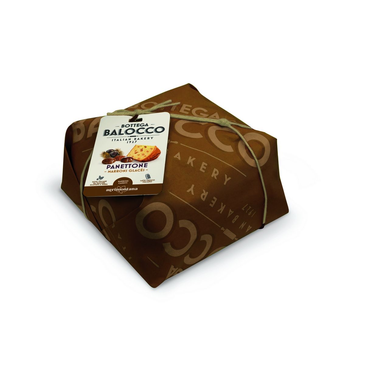 BALOCCO Bottega Panettone marrons glacés 750g