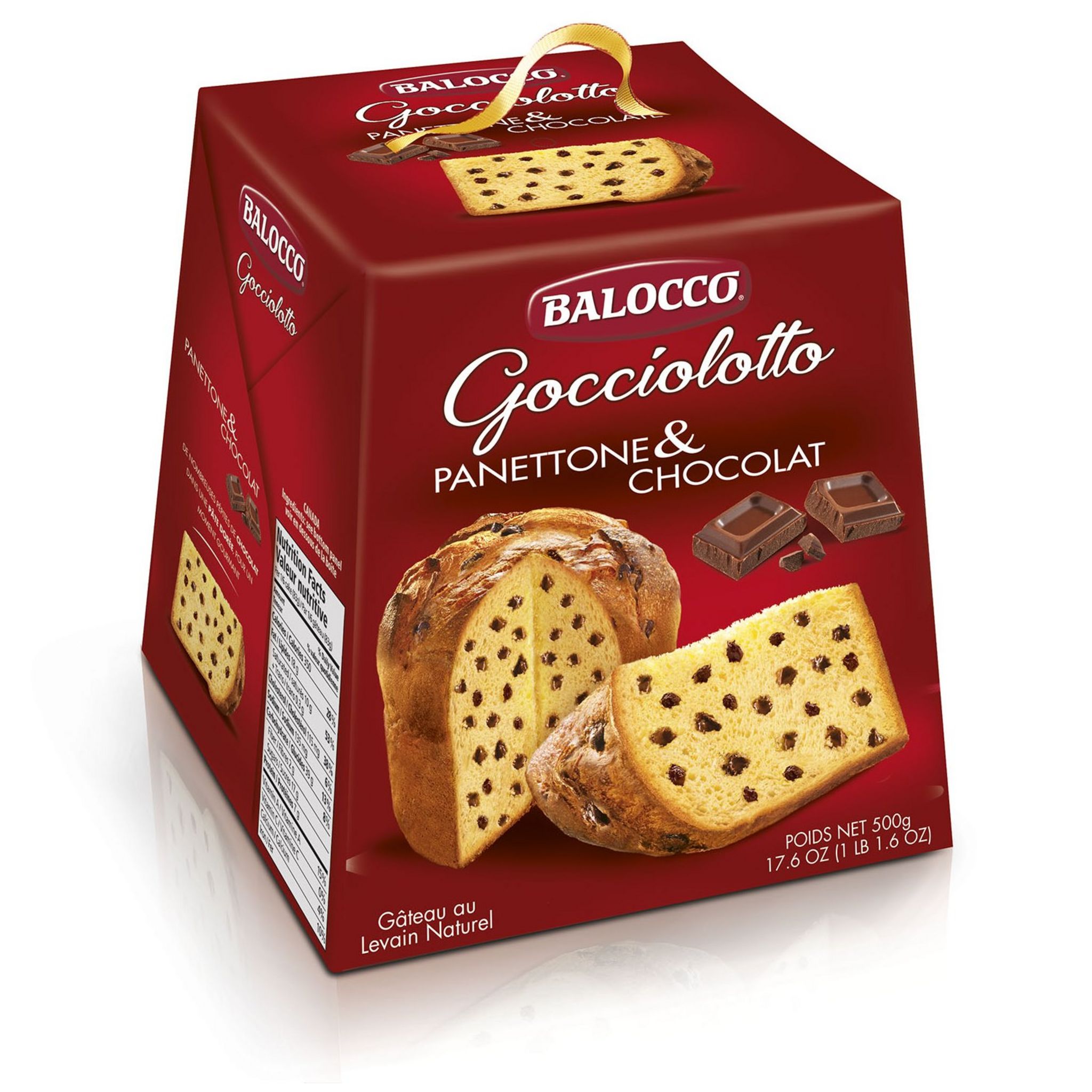 BALOCCO Gocciolotto Panettonne & chocolat 500g