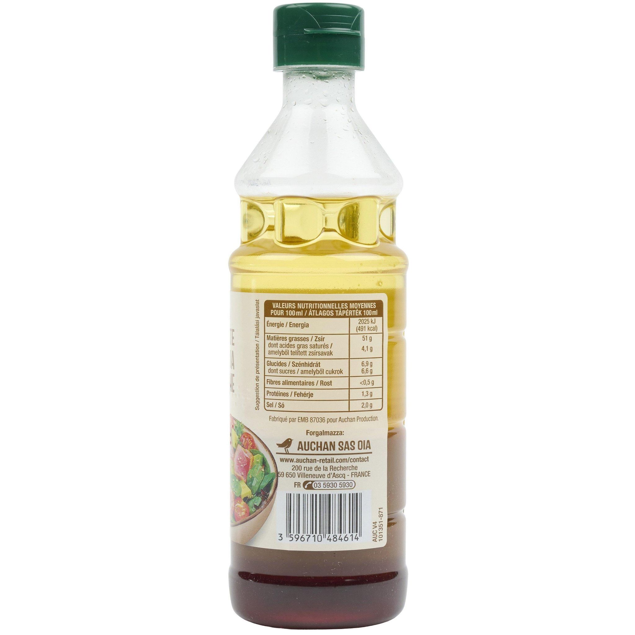 Voir la diapositive 4 : AUCHAN Vinaigrette sauce soja et huile de sésame 35cl