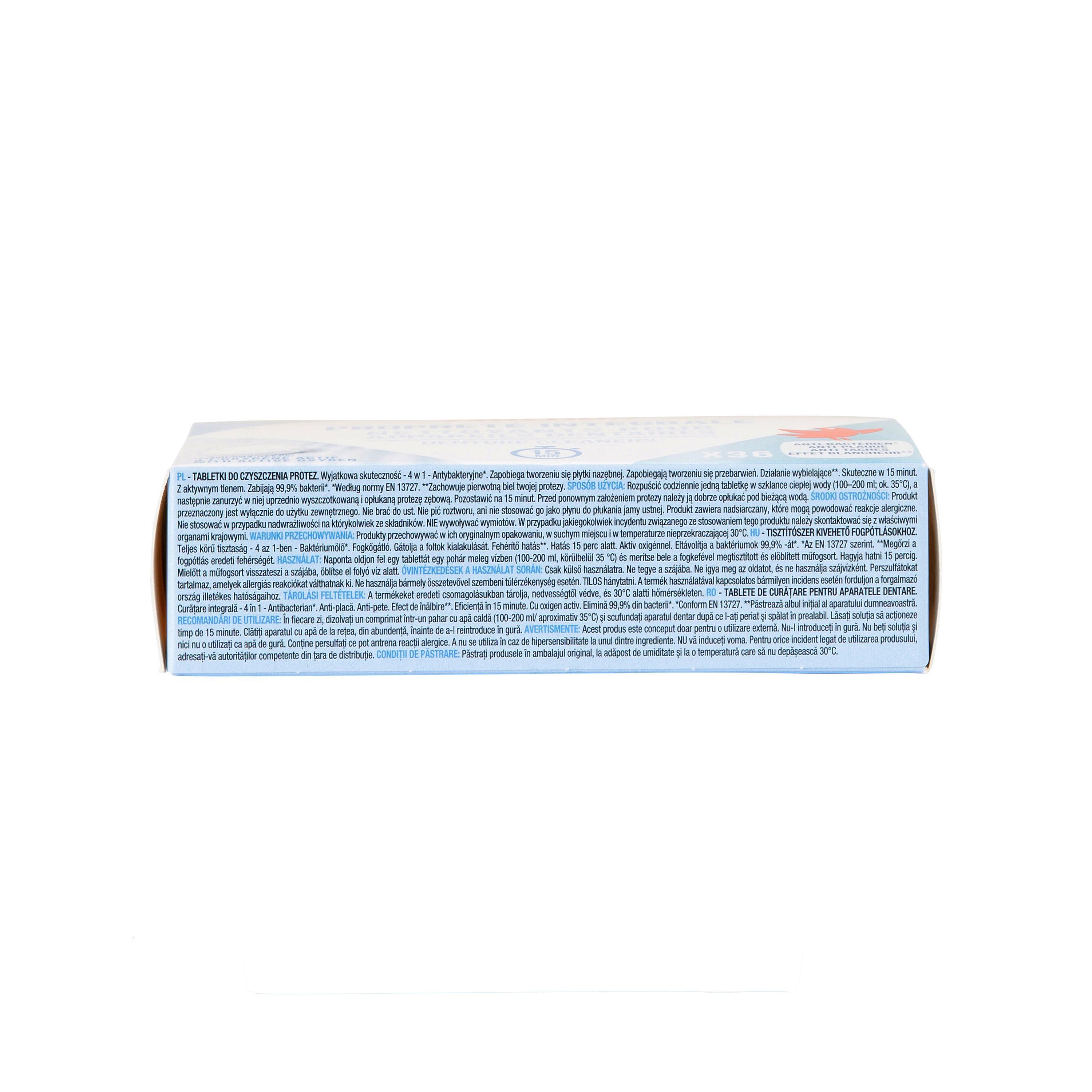 Voir la diapositive 6 : AUCHAN Nettoyants pour appareils dentaires 4en1 36 tablettes