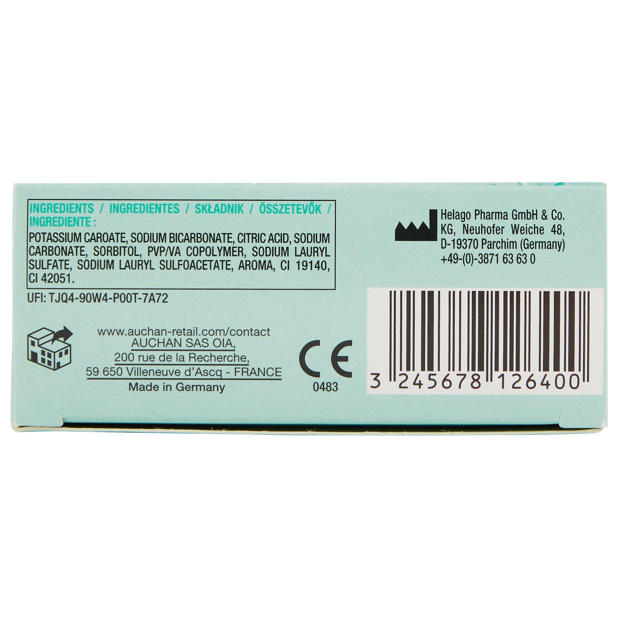 Voir la diapositive 2 : AUCHAN Nettoyants pour appareil dentaires 36 tablettes