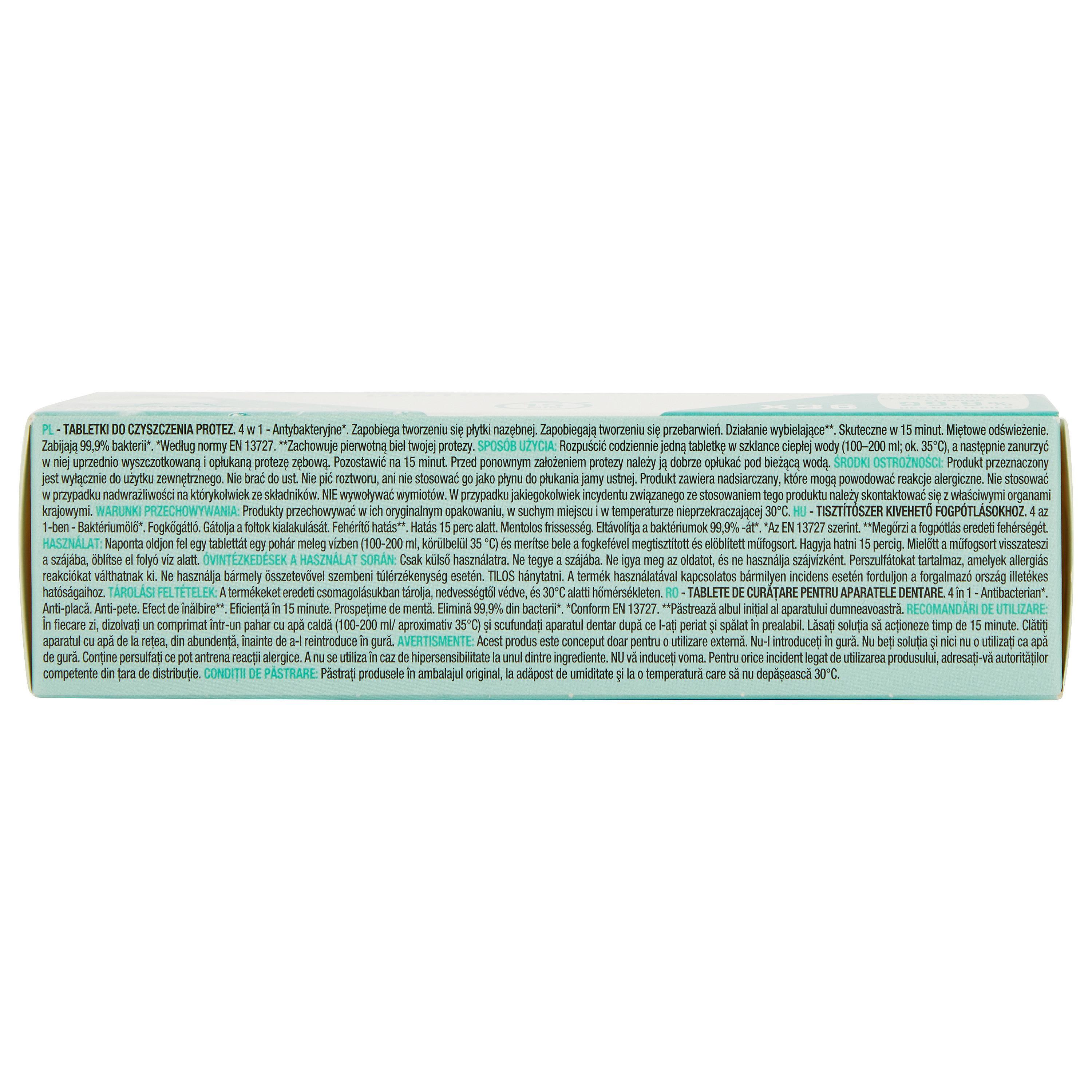 Voir la diapositive 6 : AUCHAN Nettoyants pour appareil dentaires 36 tablettes