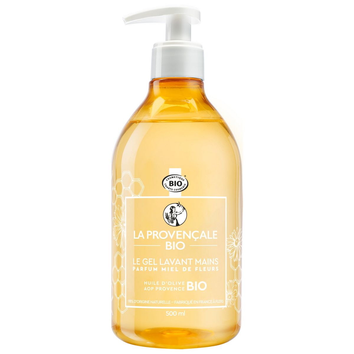 LA PROVENÇALE BIO Le Gel Lavant Mains parfum miel de fleurs 500ml