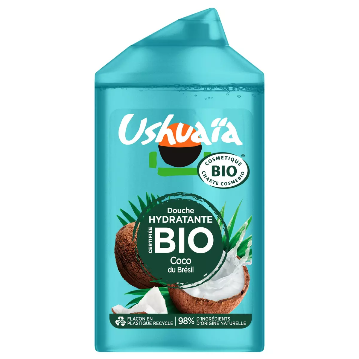 USHUAIA Gel douche bio hydratant coco du Brésil 250ml