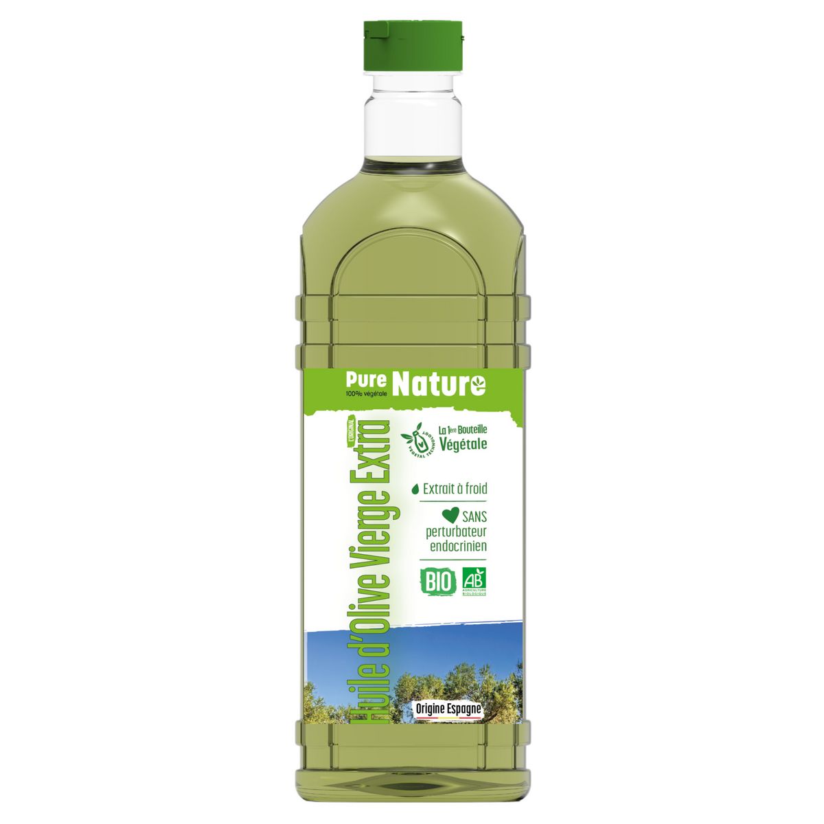 PURE NATURE Huile d'olive vierge extra bio 75cl