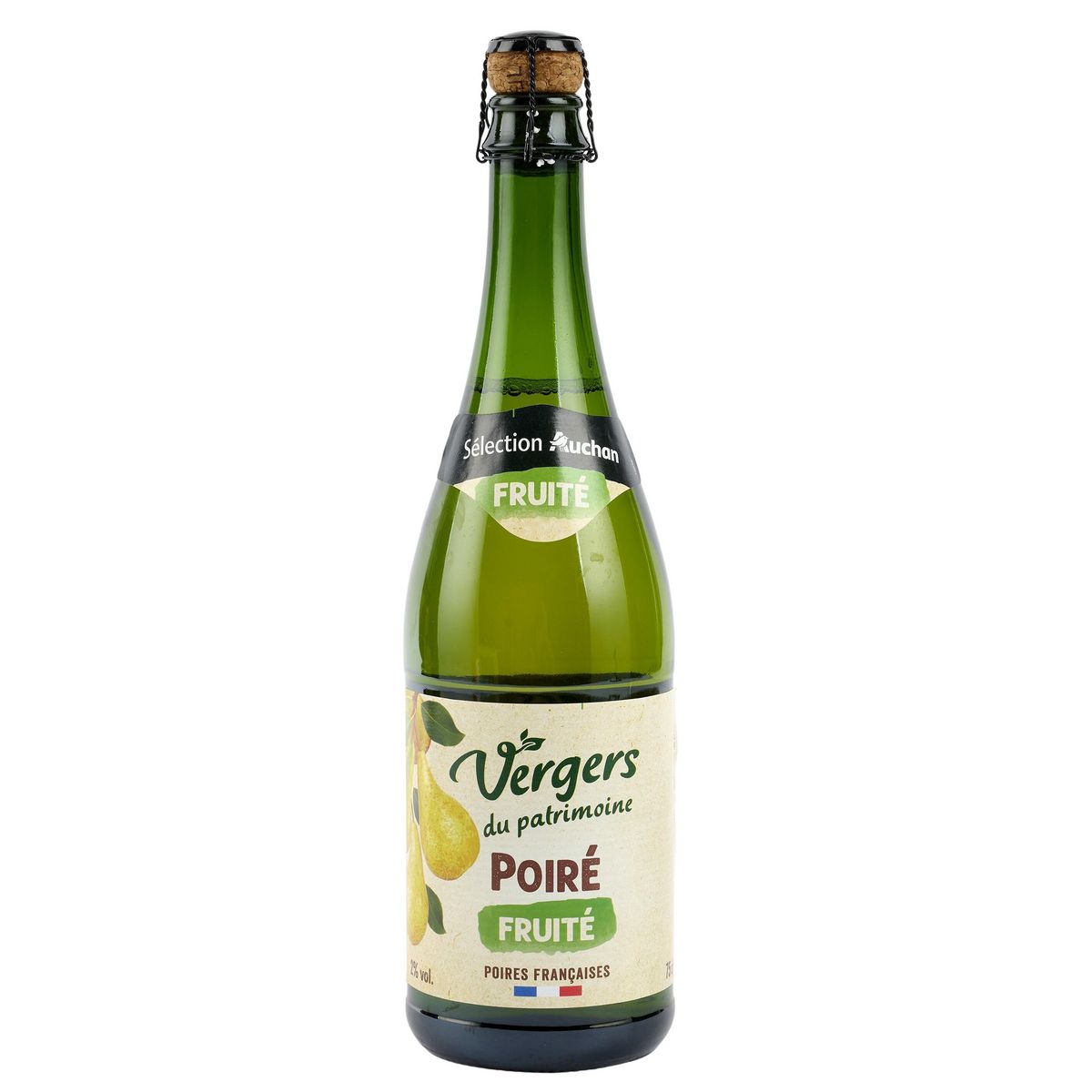 VERGERS DU PATRIMOINE Vergers du patrimoine poiré fruité 2% 75cl