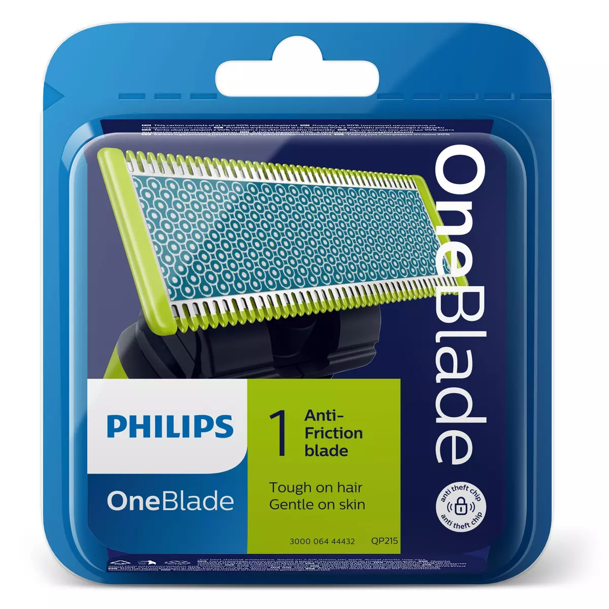 PHILIPS One Blade Lames rasoirs anti frictions 1 pièce