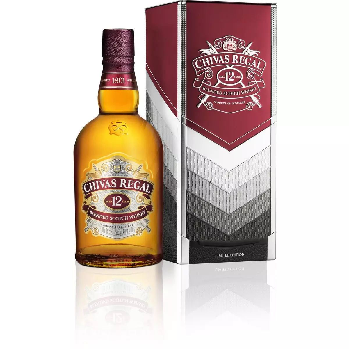 CHIVAS REGAL Scotch whisky blended malt 40%12 ans avec étui 70cl