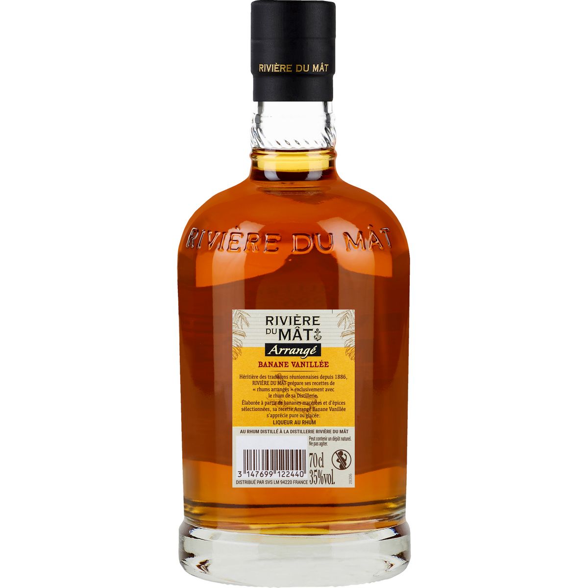 RIVIÈRE DU MAT Arrangé banane vanillée 35% 70cl