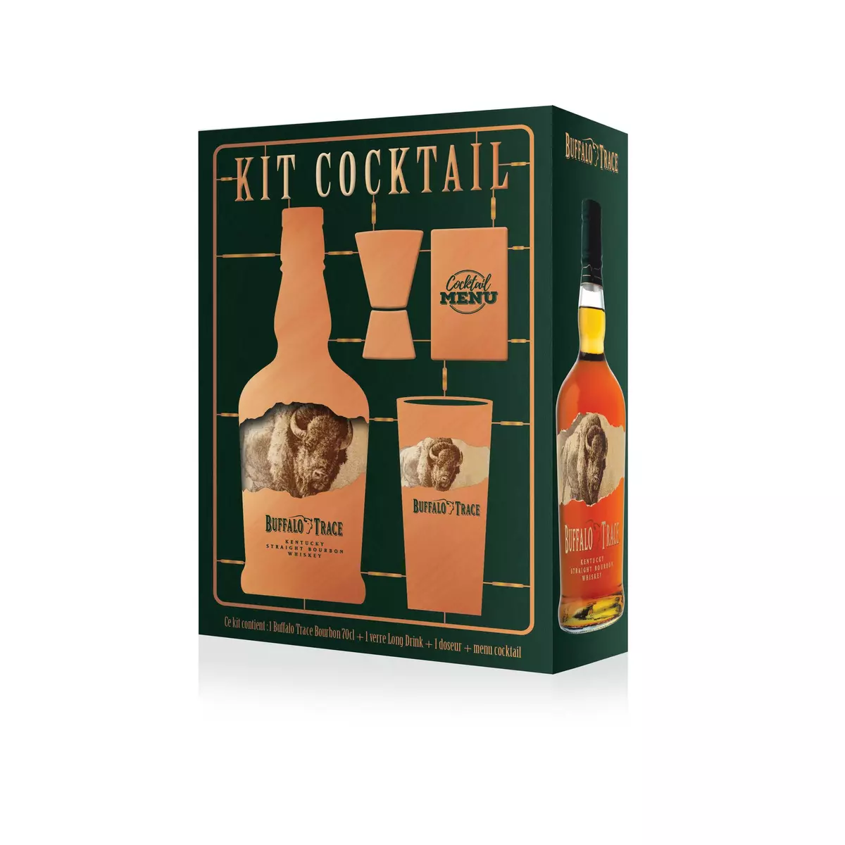 Coffret Buffalo Trace Kit Cocktail 40%