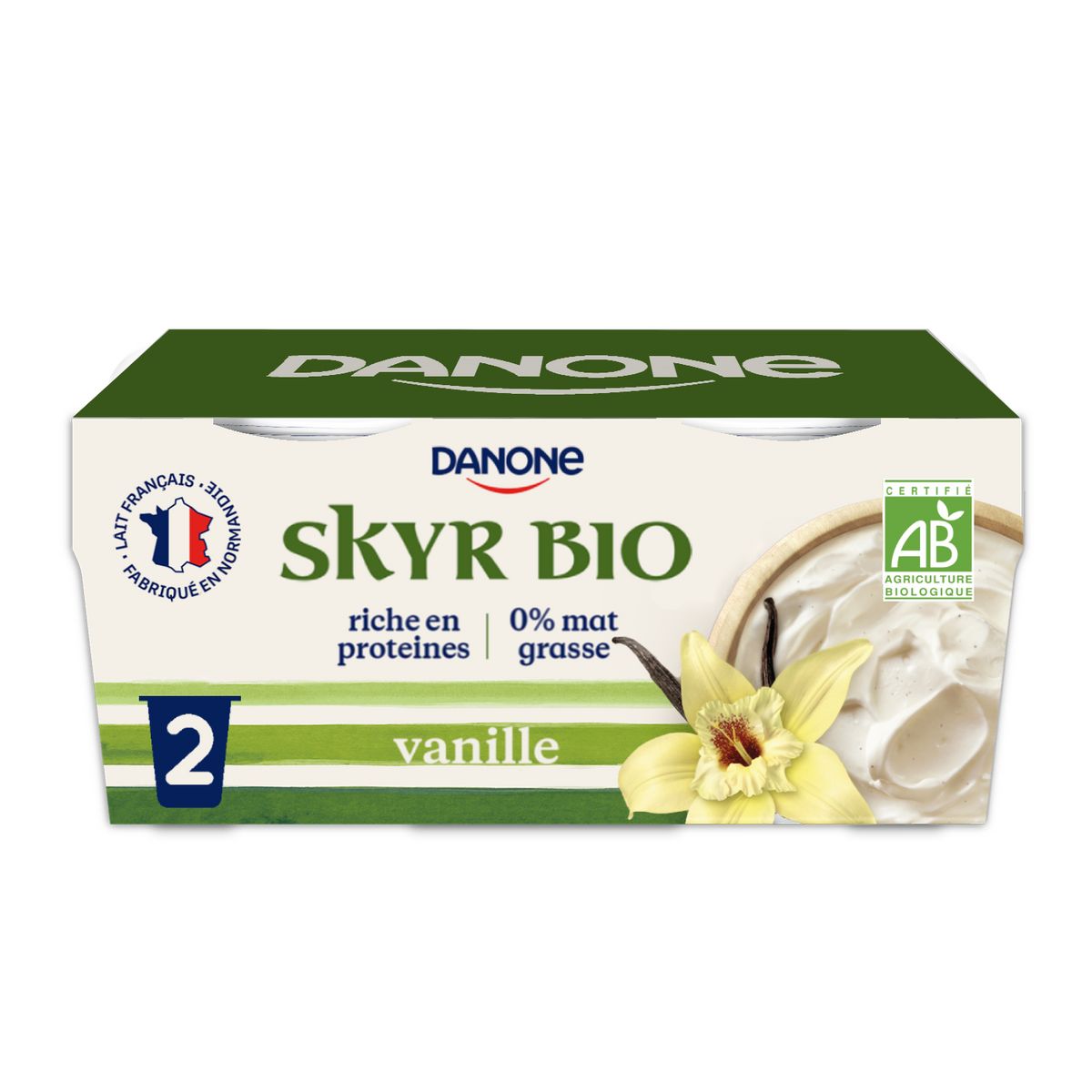 DANONE Skyr bio vanille 2x140g