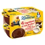 LA LAITIERE Crème 4 ingrédients au chocolat noir d'équateur 4x110g