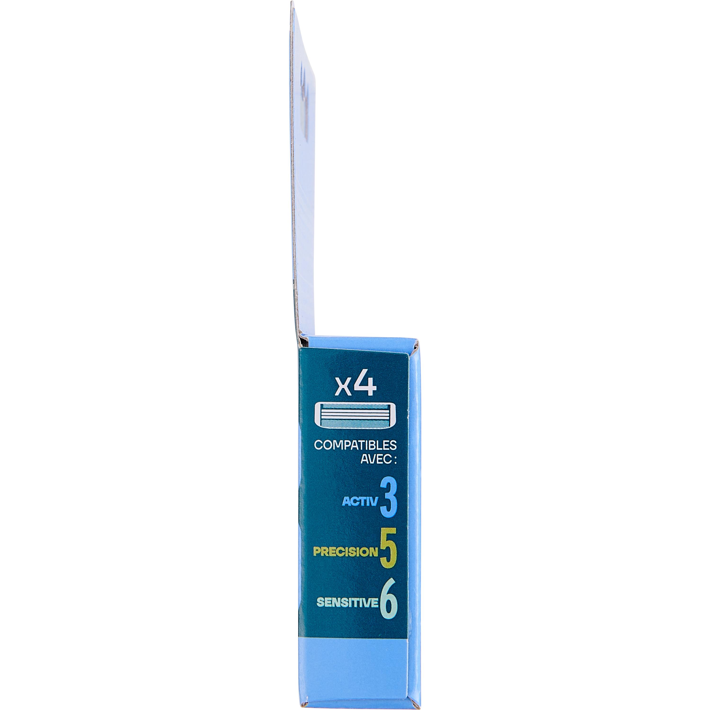 Voir la diapositive 6 : COSMIA MEN Recharges 3 lames de rasoir activ3 & precision5 4 recharges