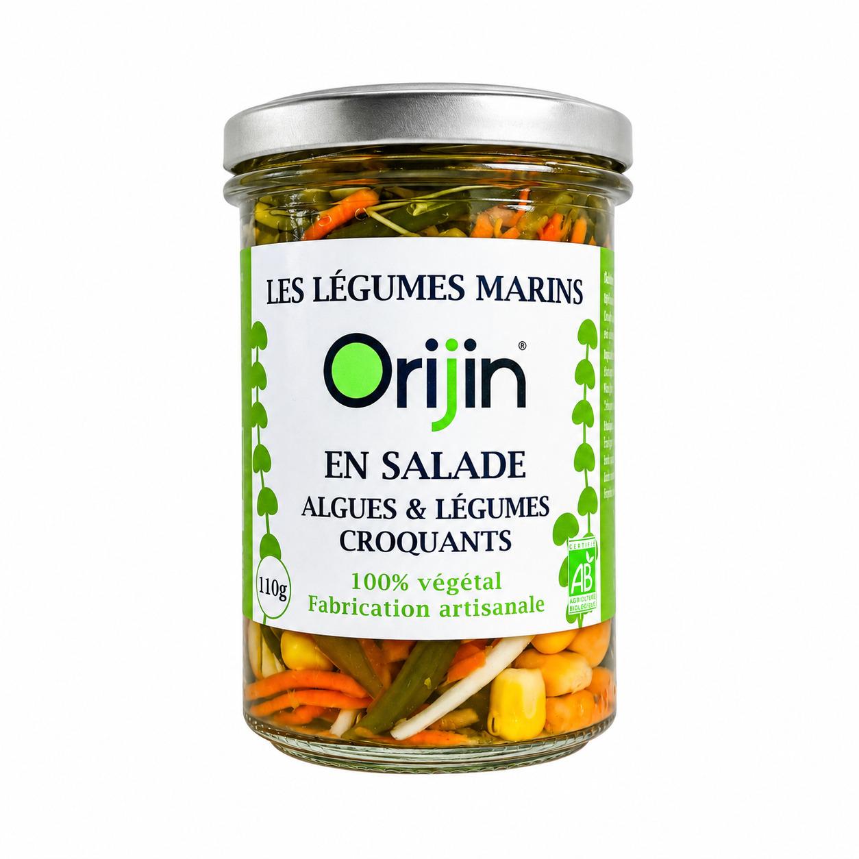 ORIJIN Algues & légumes croquants en salade 200g