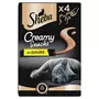SHEBA Creamy Snacks friandises au poulet chat adulte 4x12g