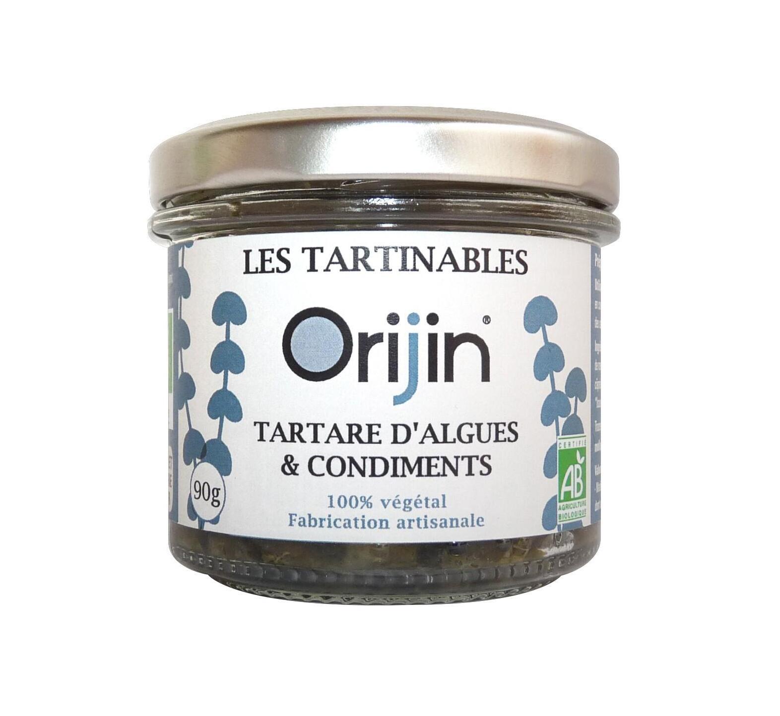 ORIJIN Tartare d'algues et condiments bio 90g