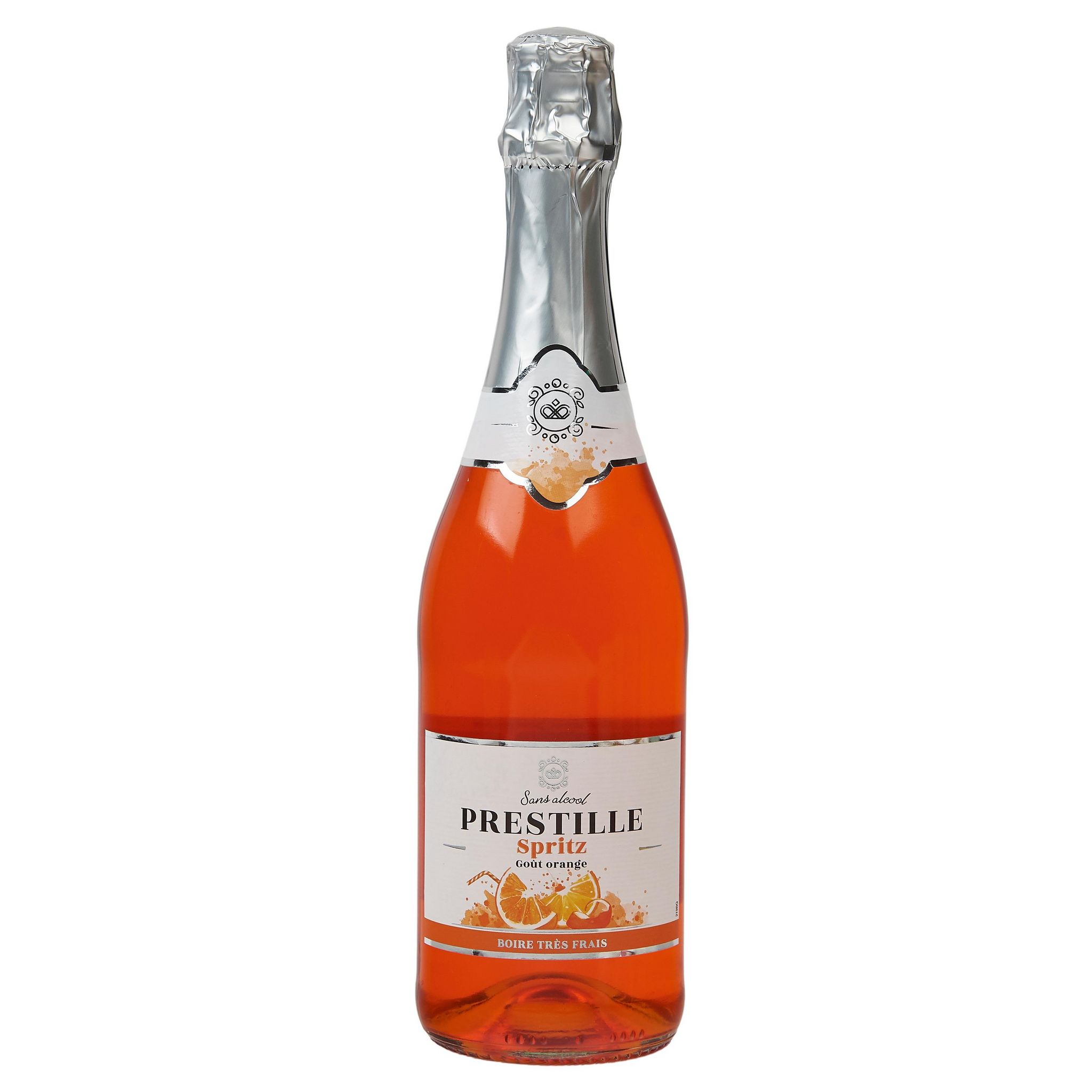 Voir la diapositive 2 : PRESTILLE Prestille effervescent spritz orange sans alcool 75cl