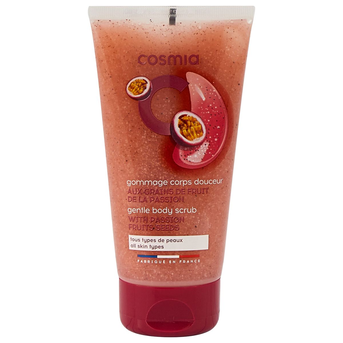 COSMIA Gommage corps douceur aux grains de fruit de la passion 150ml