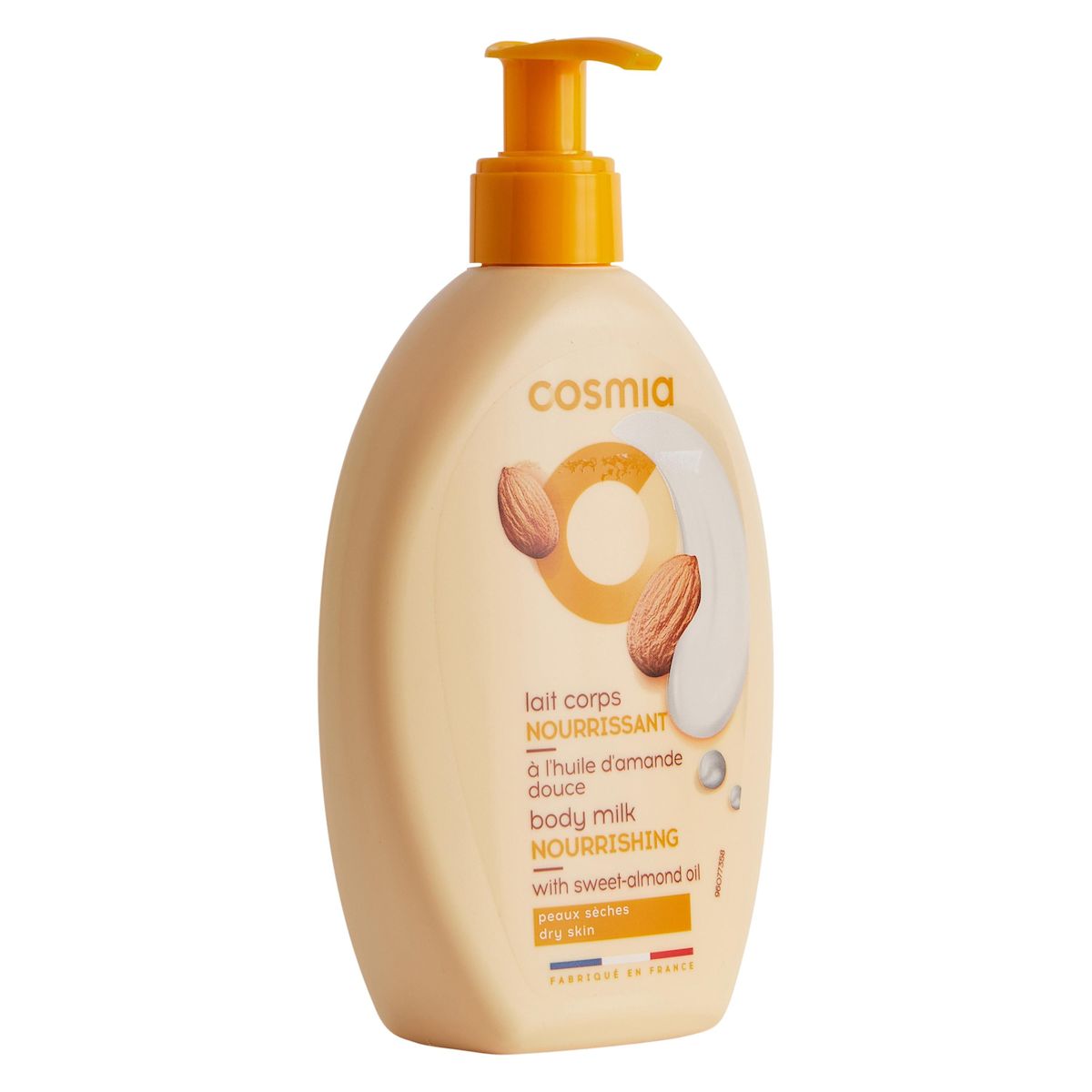 COSMIA Lait corps nourrissant à l'huile d'amande douce peaux sèches 250ml