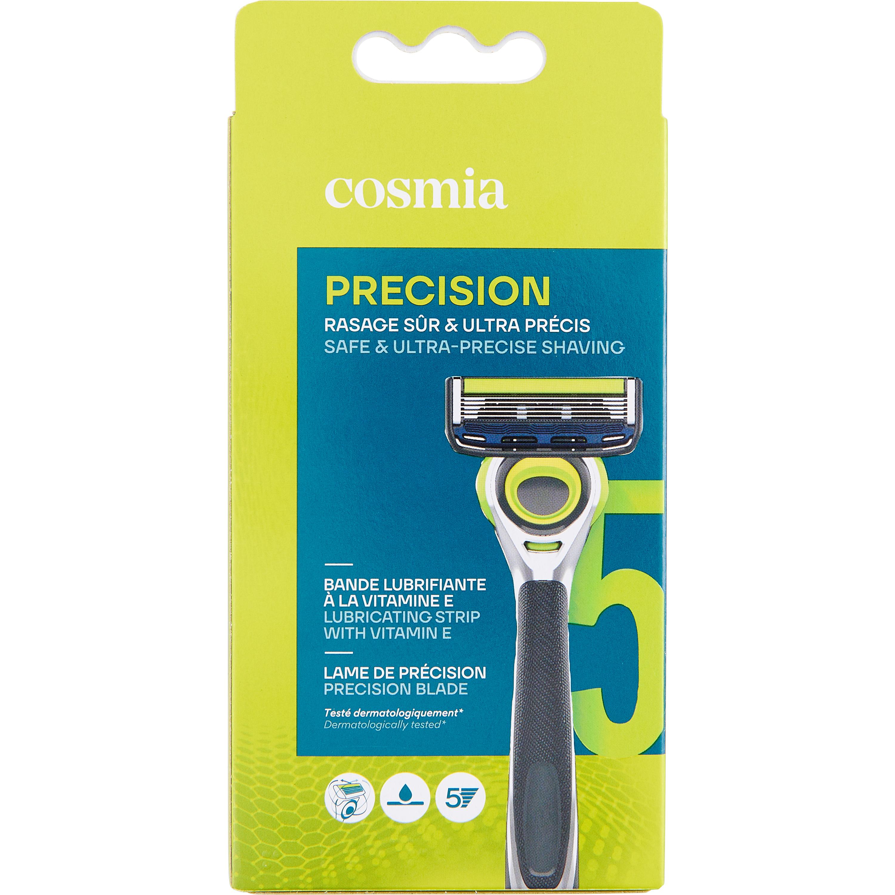 Voir la diapositive 4 : COSMIA MEN Rasoir 5 lames Flex+ 1 rasoir