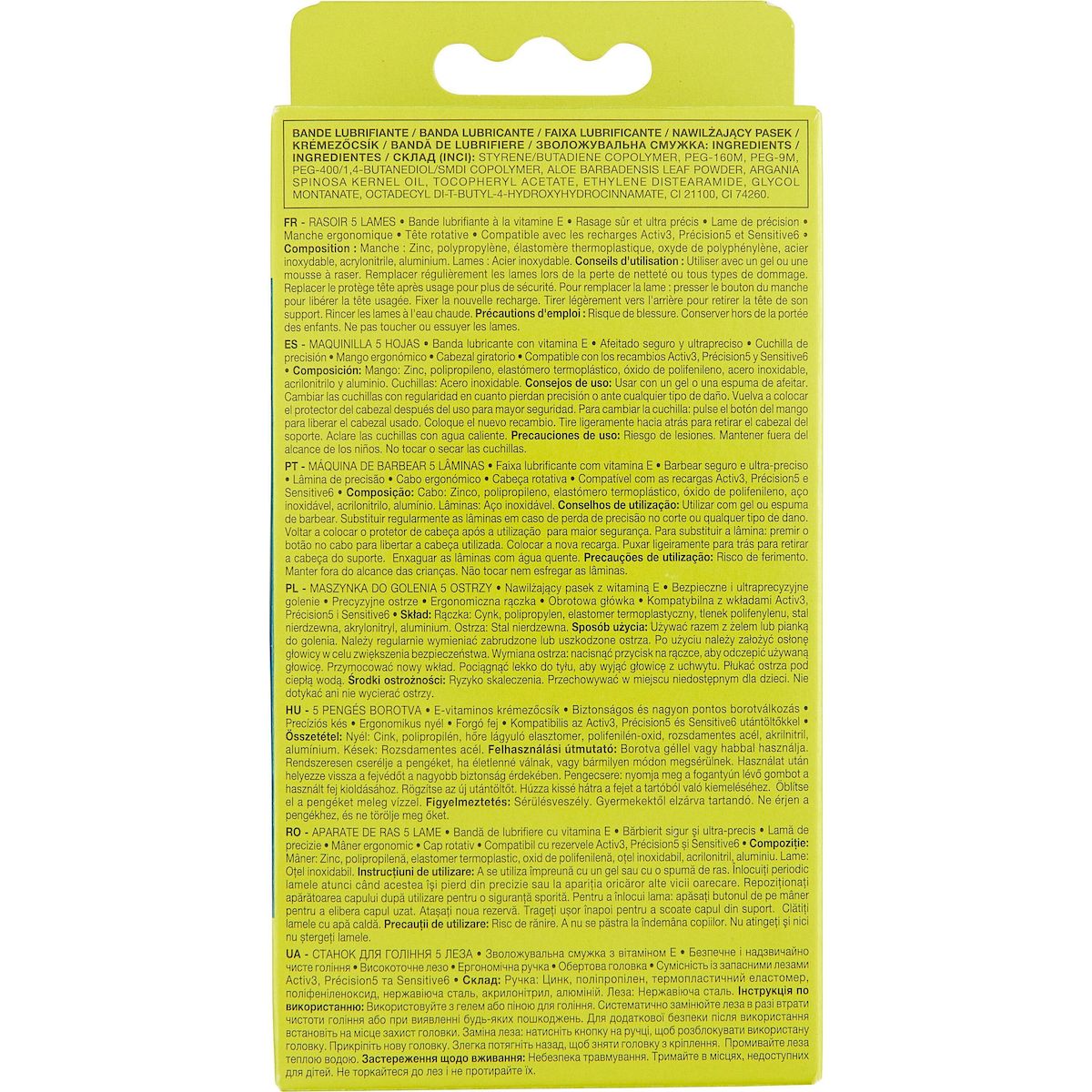 COSMIA MEN Rasoir 5 lames Flex+ 1 rasoir