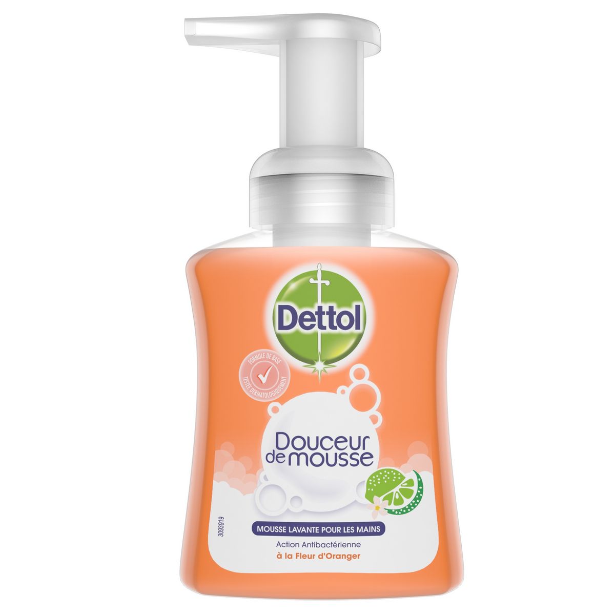 DETTOL Mousse lavante pour les mains à la fleur d'oranger 250ml