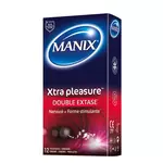 MANIX Xtra Pleasure Préservatifs double extase 12 préservatifs