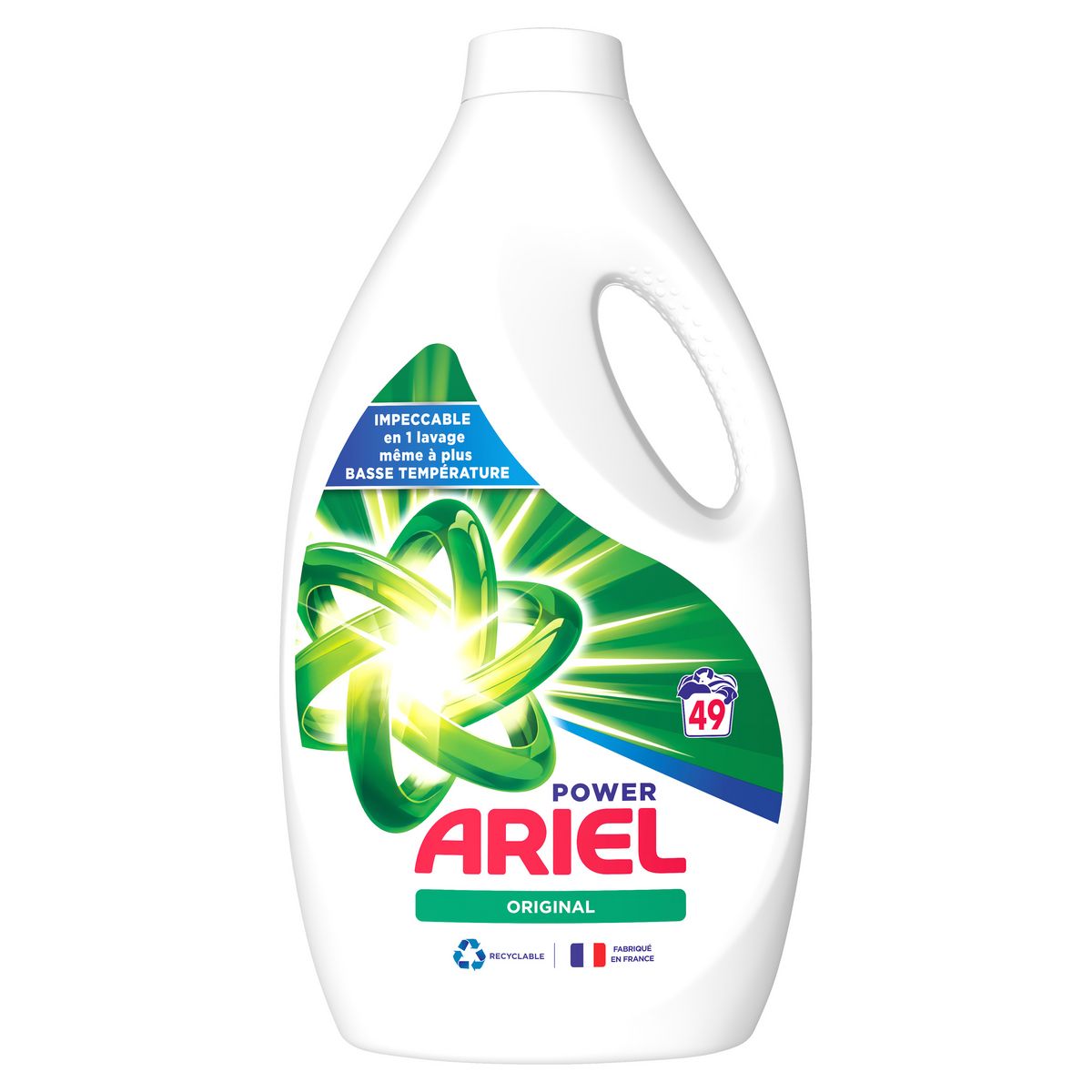 ARIEL Power Lessive liquide originale 49 lavages 2.45l