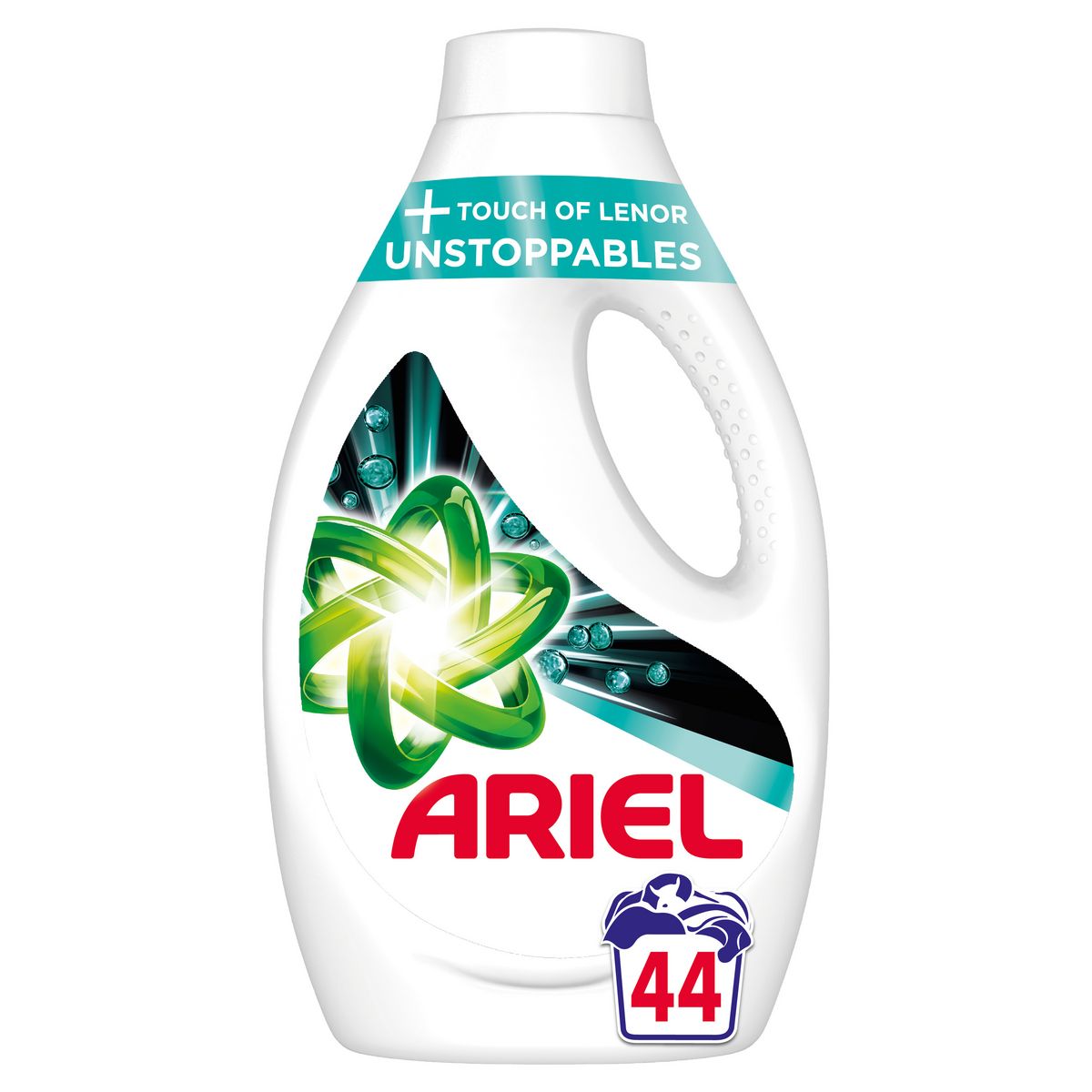 ARIEL Power Lessive liquide fraicheur touche de Lenor 44 lavages 2.2l