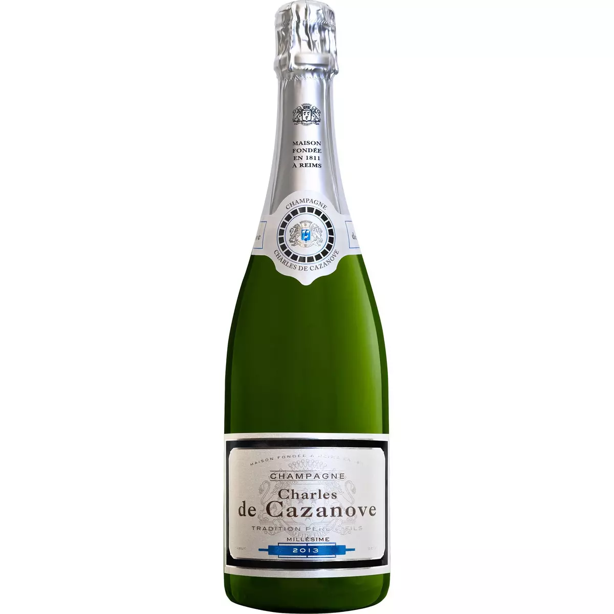 CHARLES DE CAZANOVE AOP Champagne millésime 2013 brut 75cl