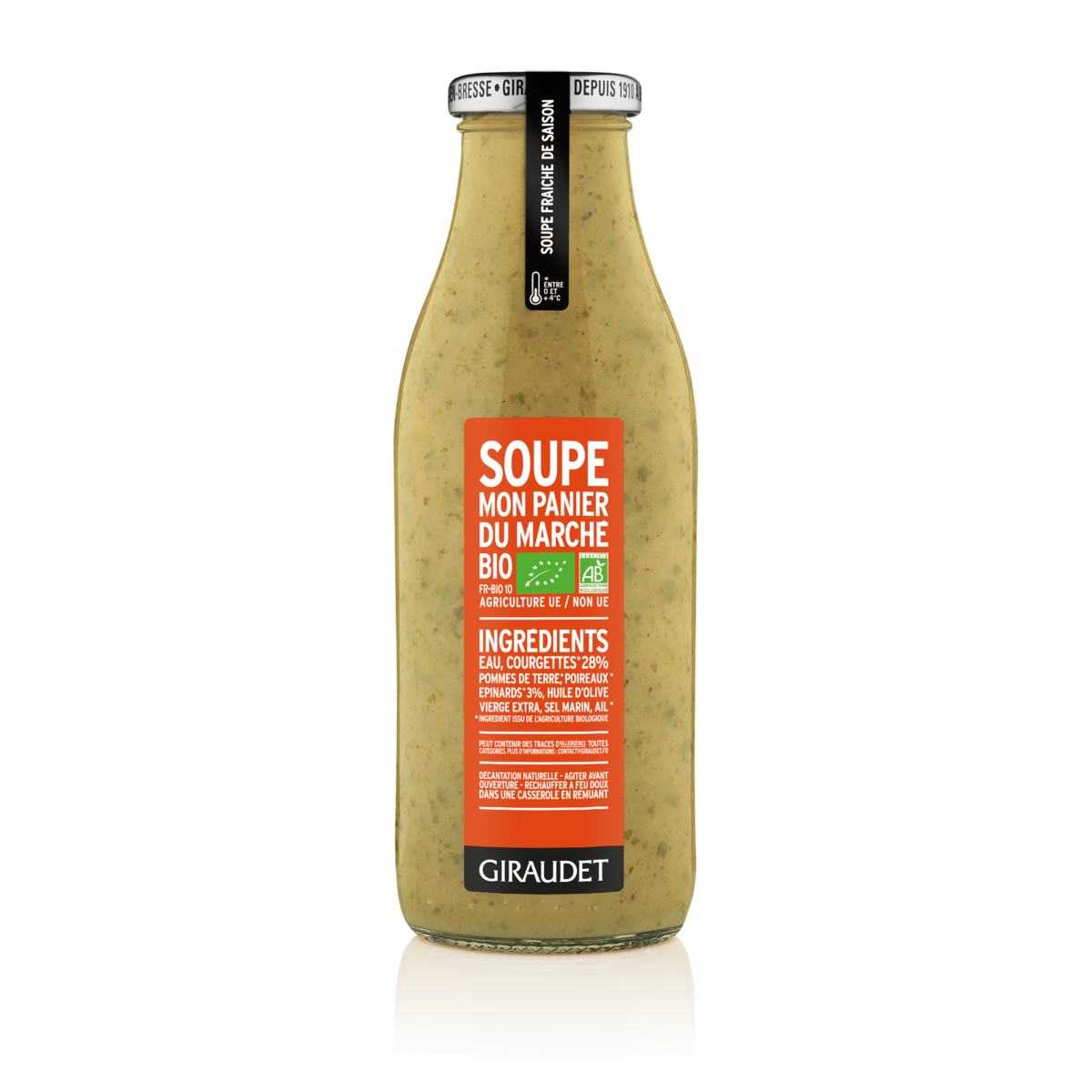 GIRAUDET Soupe mon panier de légumes du marché bio 50cl
