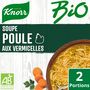 Voir la diapositive 2 : KNORR Soupe déshydratée poule aux vermicelles bio 2 sachets 36g
