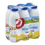 AUCHAN Lait facile à digérer sans lactose UHT 6x50cl