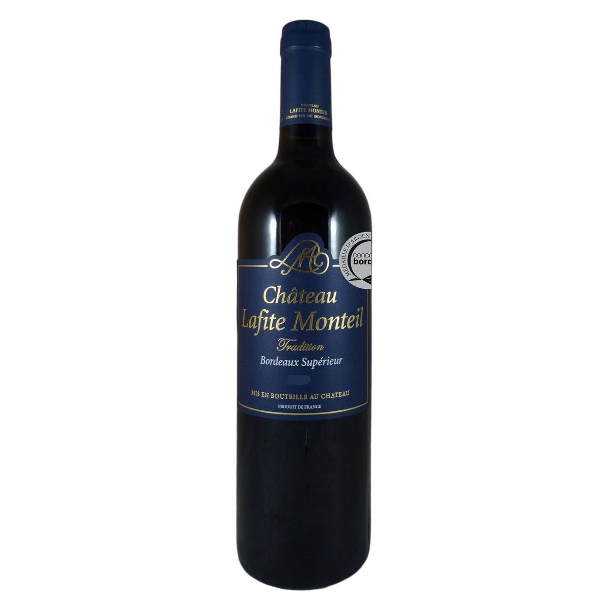 Vin rouge AOP Bordeaux supérieur Château Lafite Monteil 75cl