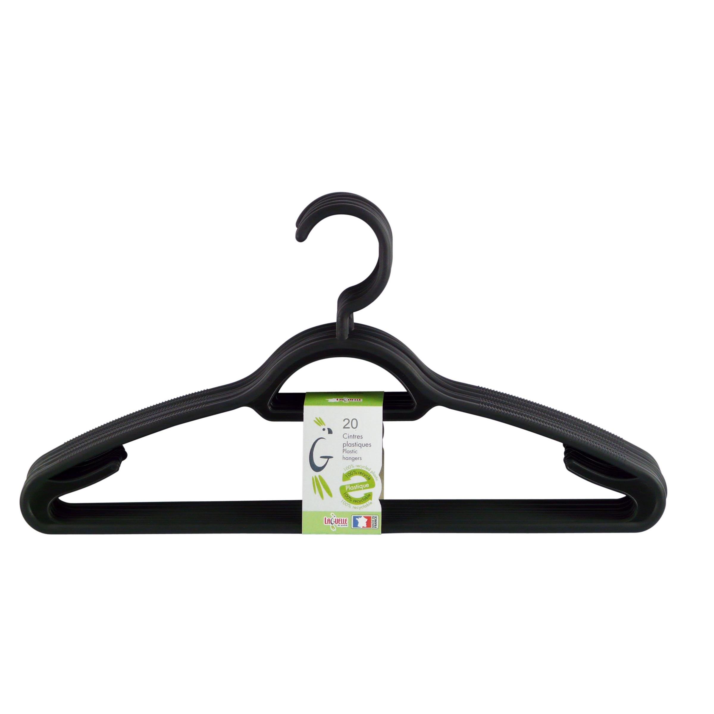 LAGUELLE Lot de cintres plastiques 20