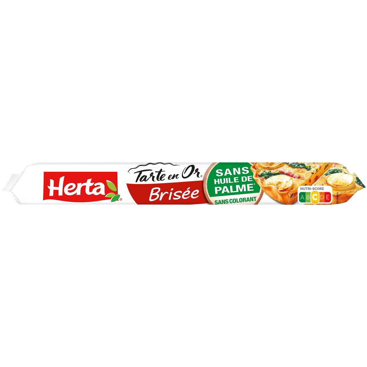 HERTA Tarte en Or pâte brisée sans huile de palme 230g
