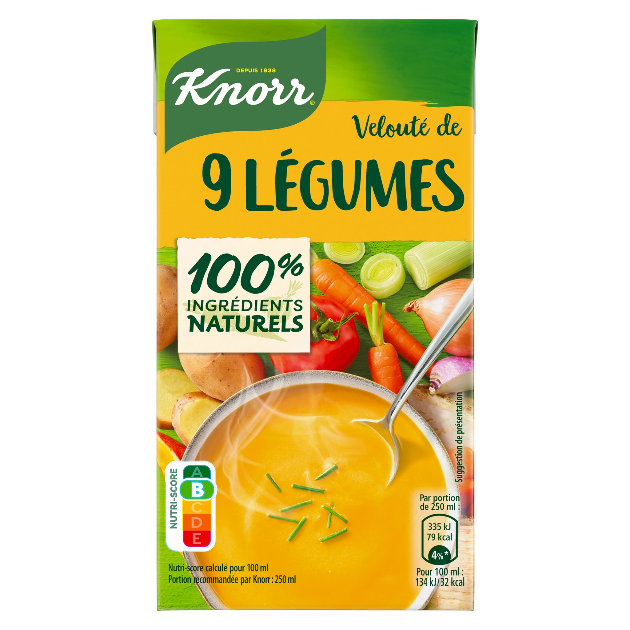 KNORR Soupe veloutée 9 légumes 50cl