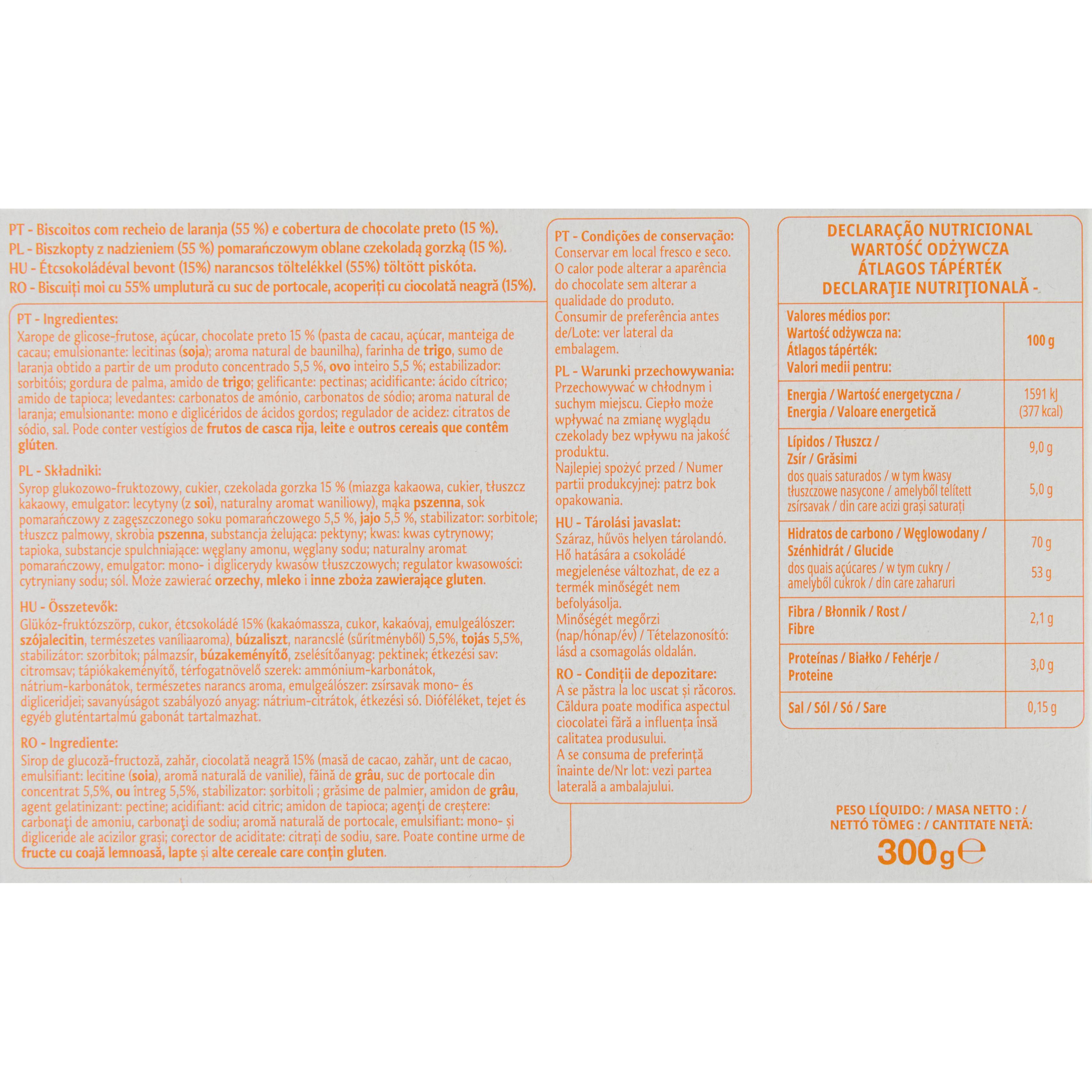 Voir la diapositive 3 : POUCE Biscuits génoises orange 24 biscuits 300g