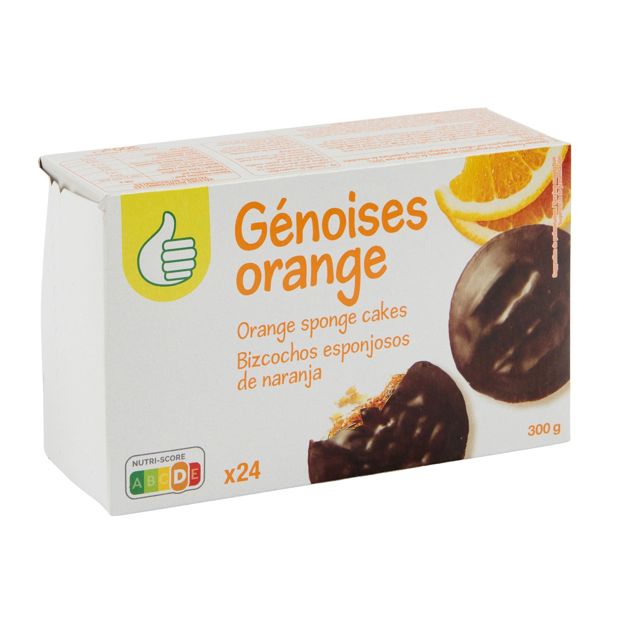 Voir la diapositive 4 : POUCE Biscuits génoises orange 24 biscuits 300g