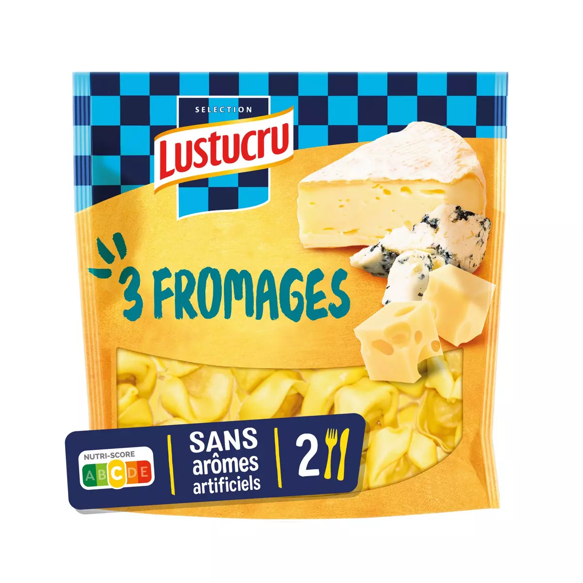 LUSTUCRU Tortellini aux 3 fromages de nos régions 250g