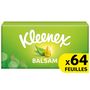 Voir la diapositive 2 : KLEENEX Boîte de mouchoirs balsam 3 épaisseurs 64 mouchoirs