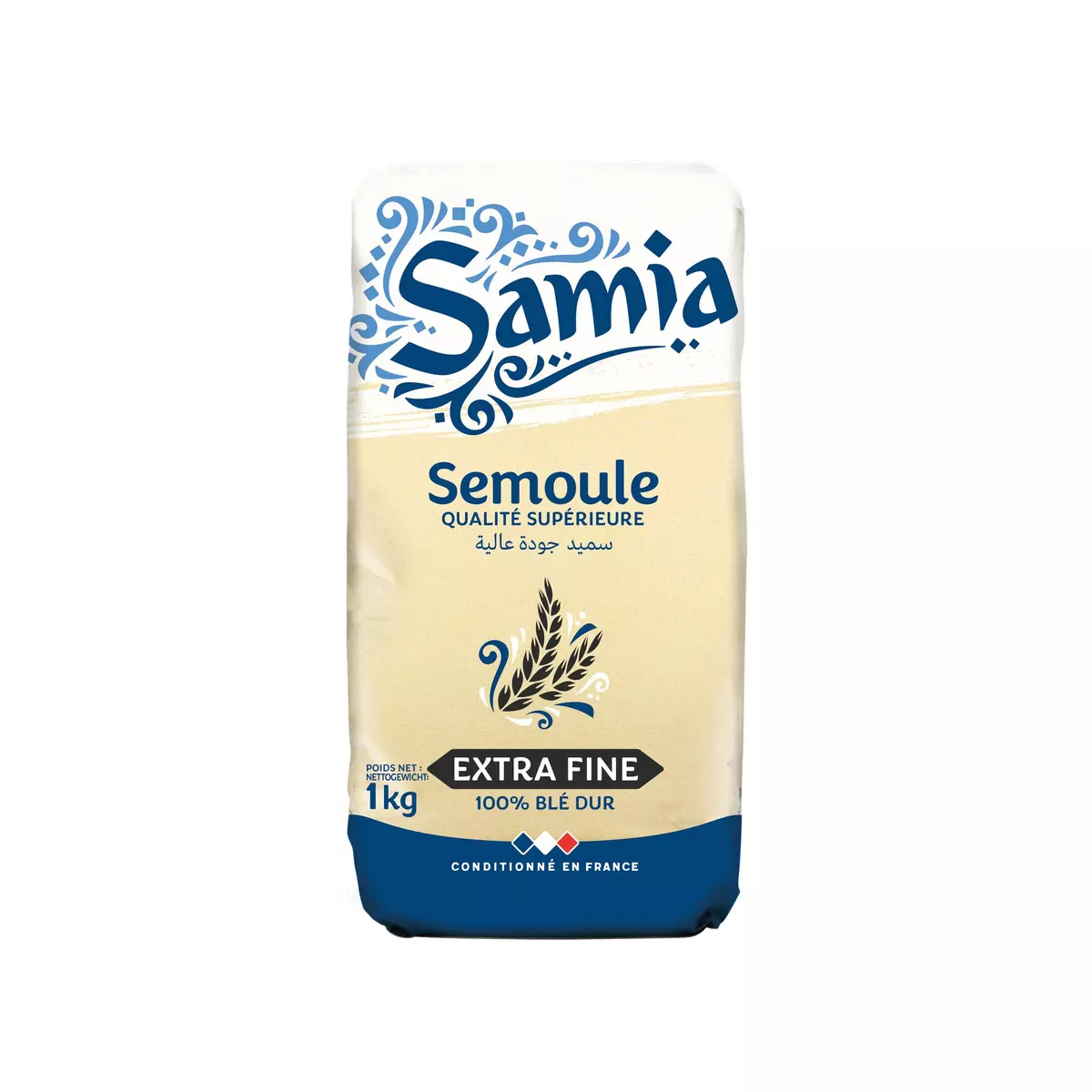 SAMIA Semoule qualité supérieure extra-fine 100% blé dur 1kg