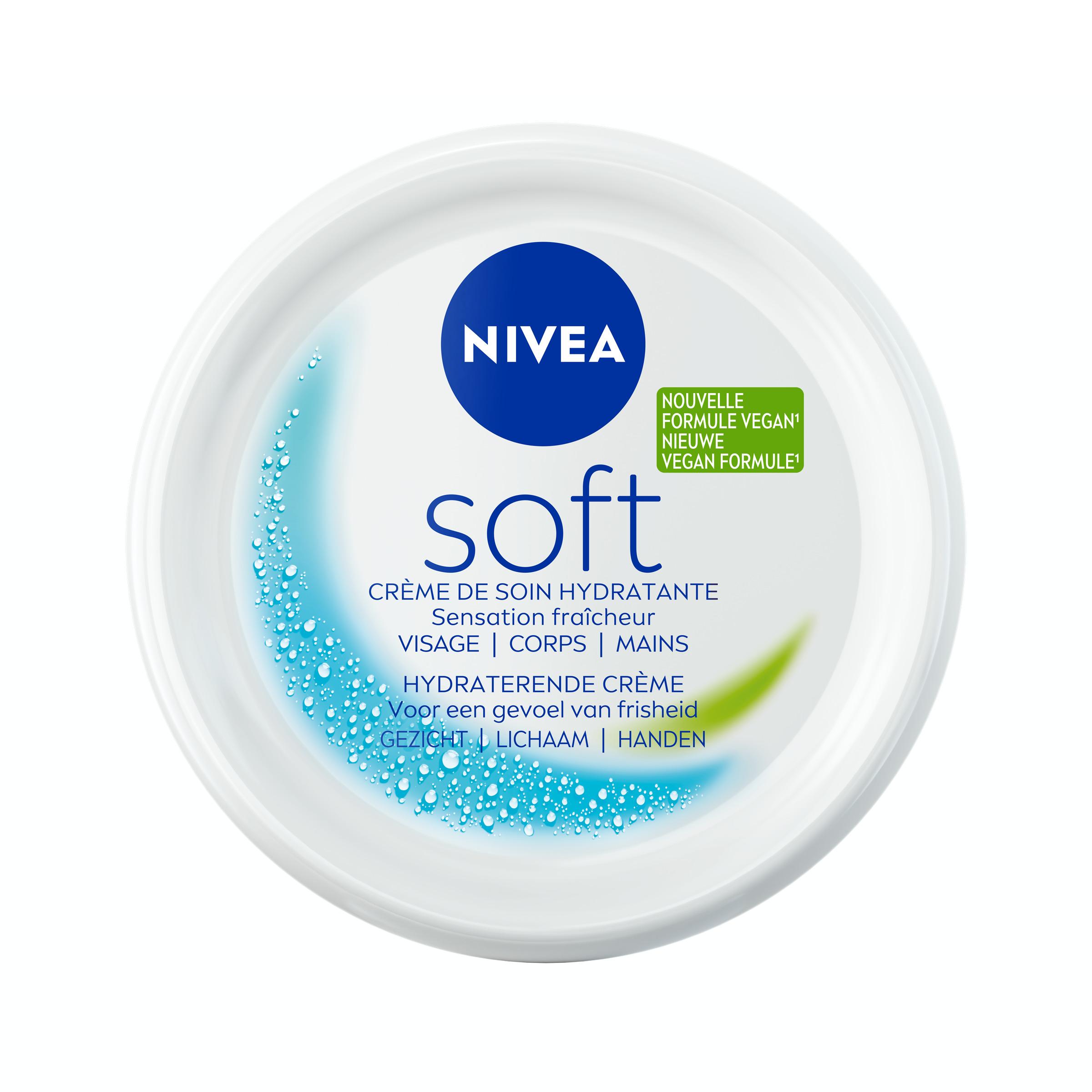 Voir la diapositive 2 : NIVEA Soft crème de soin hydratante 1 pot 375ml