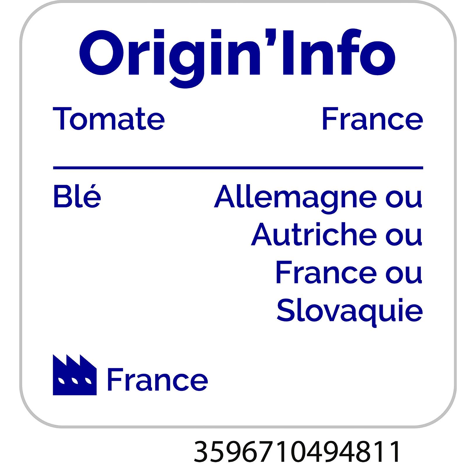 Voir la diapositive 4 : AUCHAN Soupe veloutée tomates vermicelles 4 personnes 1l