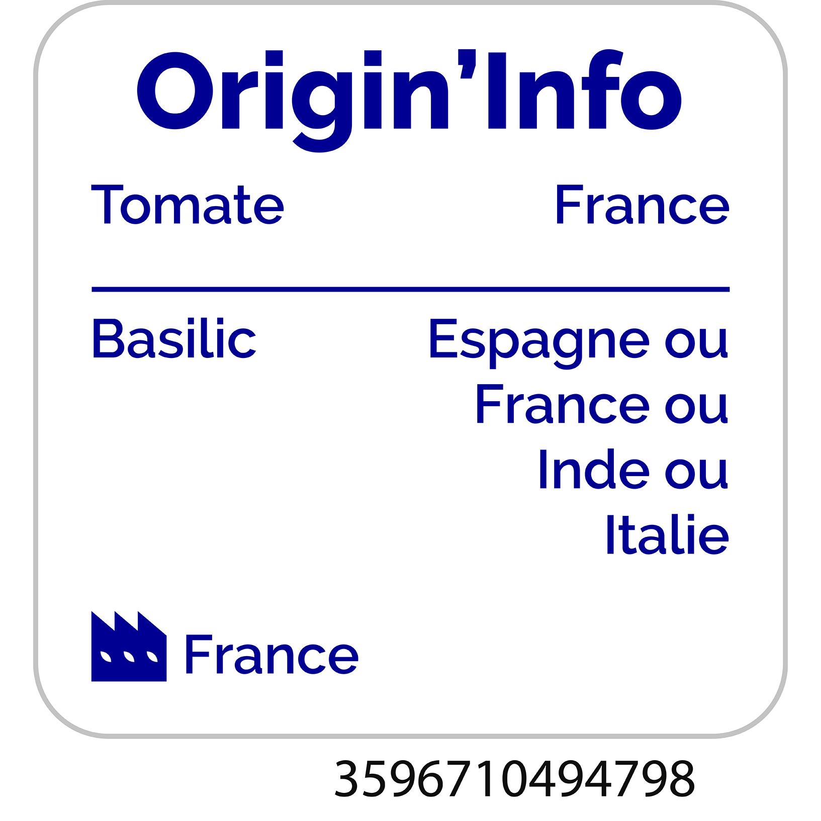 Voir la diapositive 4 : AUCHAN Soupe veloutée de tomate 4 personnes 1l