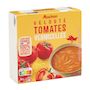 Voir la diapositive 2 : AUCHAN Soupe veloutée tomates vermicelles 2 personnes 2x30cl